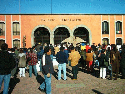 Acciones del Sindicato 7 de Mayo: más de 2,500 agremiados en Plantón
